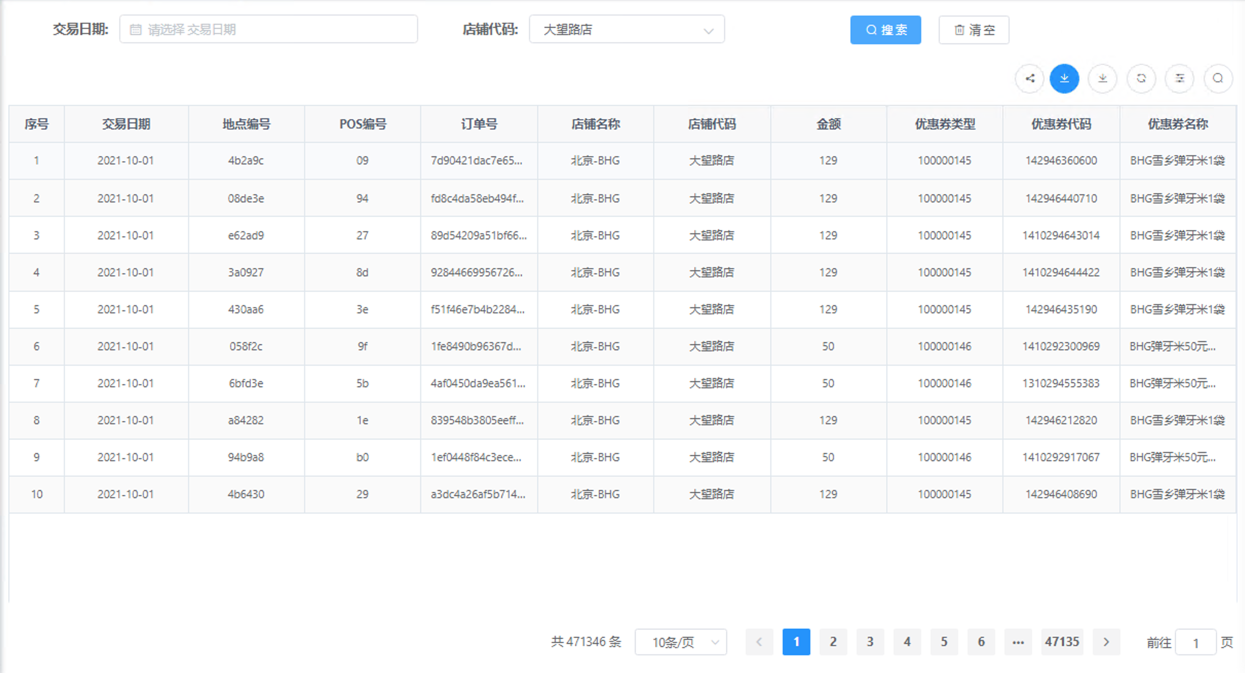 SKP核券信息